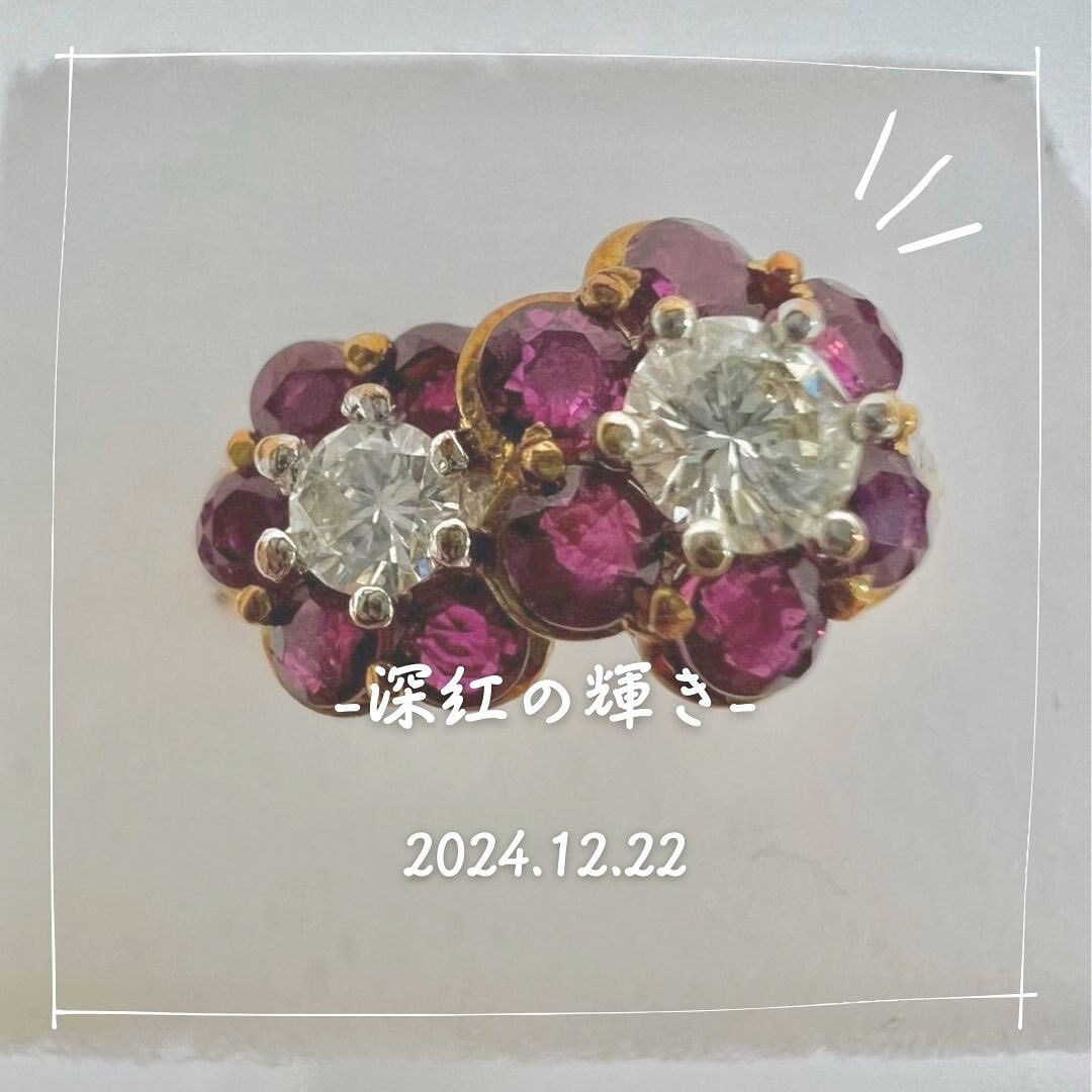 こちらのルビーのリングを買取させていただきました！！