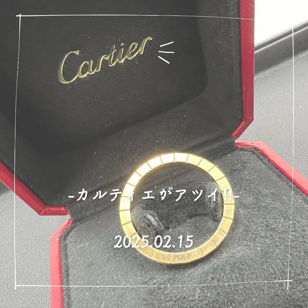 人気沸騰中のこちらのカルティエの指輪を買取させていただきまし
