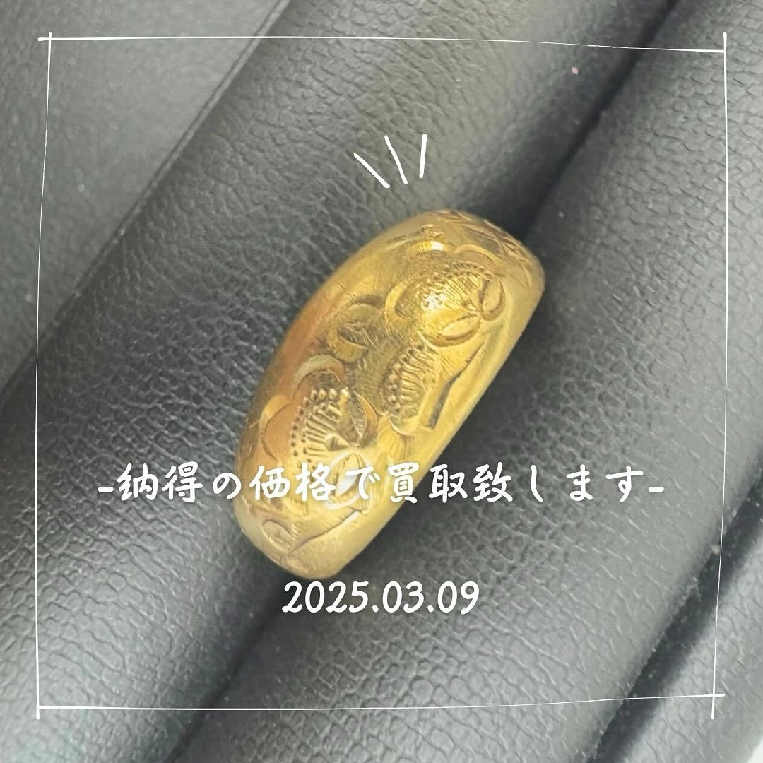 こちらの純金の指輪を買取させていただきました！！